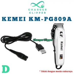 Kabel Charger Kemei PG809A Pengisi Daya Mesin Cukur Kemei Charger Clipper