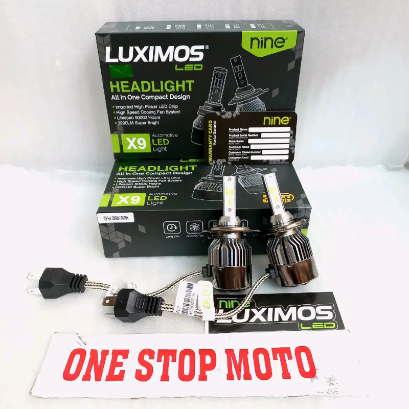 LAMPU LED Fog Lamp H11 H8 H16 HB3 HB4 Mobil X9 ECO9 Original Ori Asli Luminos Luximos Nine 2