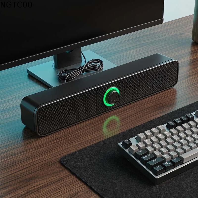 NGTC00 Hệ thống âm thanh Cấp nguồn qua USB Soundbar cho máy tính Âm thanh vòm Rạp hát tại nhà Loa Soundbar Soundbar có dây Dành cho Laptop
