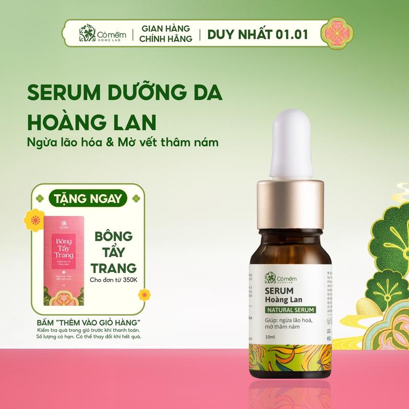 Serum Dưỡng Da Đêm Hoàng Lan Hỗ Trợ Ngăn Ngừa Lão Hoá Ngừa Thâm Nám Cỏ Mềm
