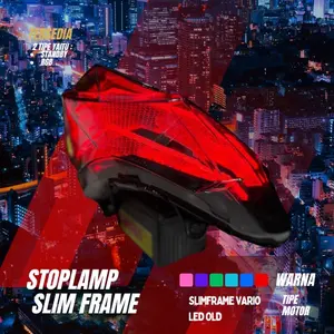 STOPLAMP SLIMFRAME VARIO LED OLD 125 / 150 SOKET PNP TINGGAL COLOK