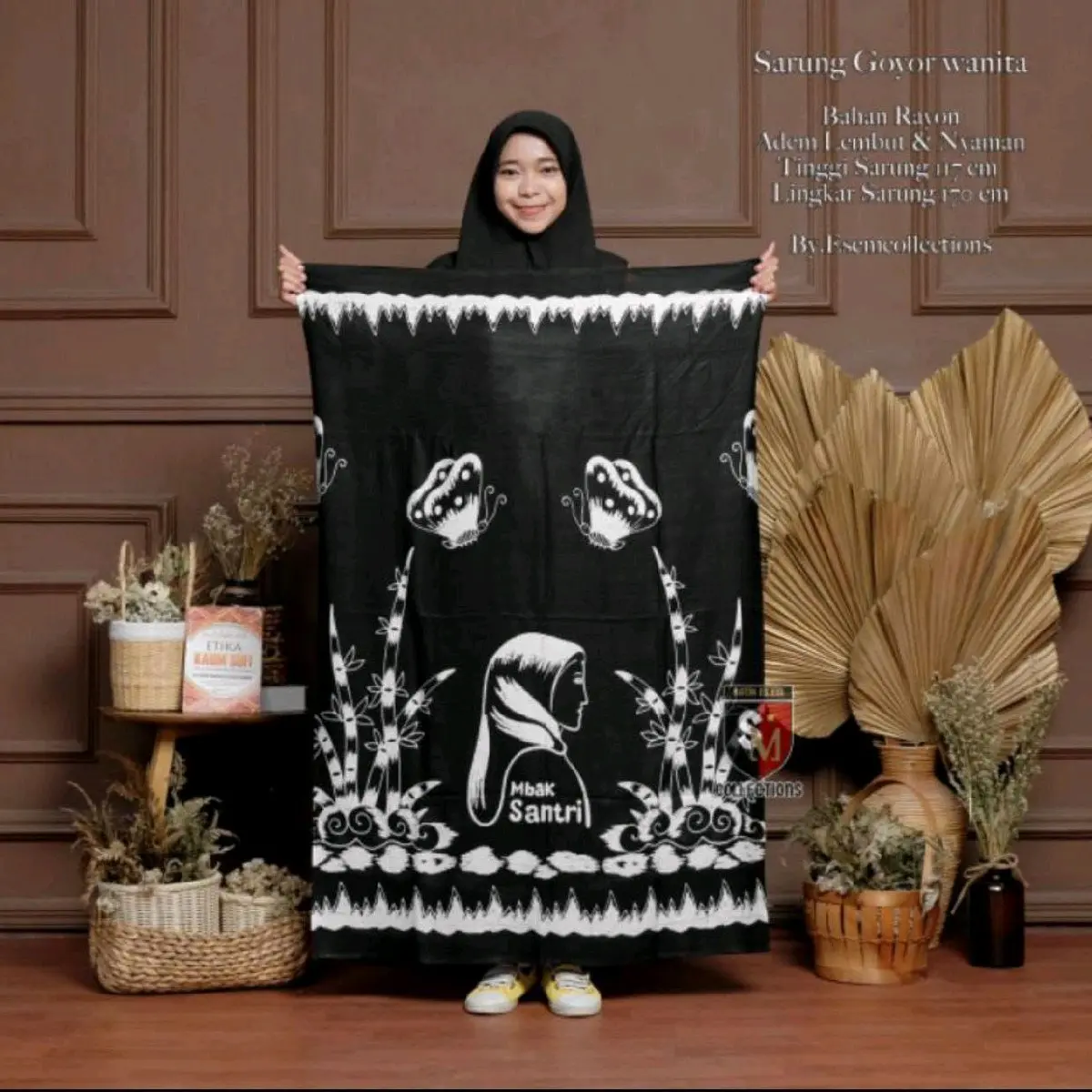 SARUNG MBAK SANTRI / SARUNG SANTRI PUTRI / SARUNG SANTRI WANITA