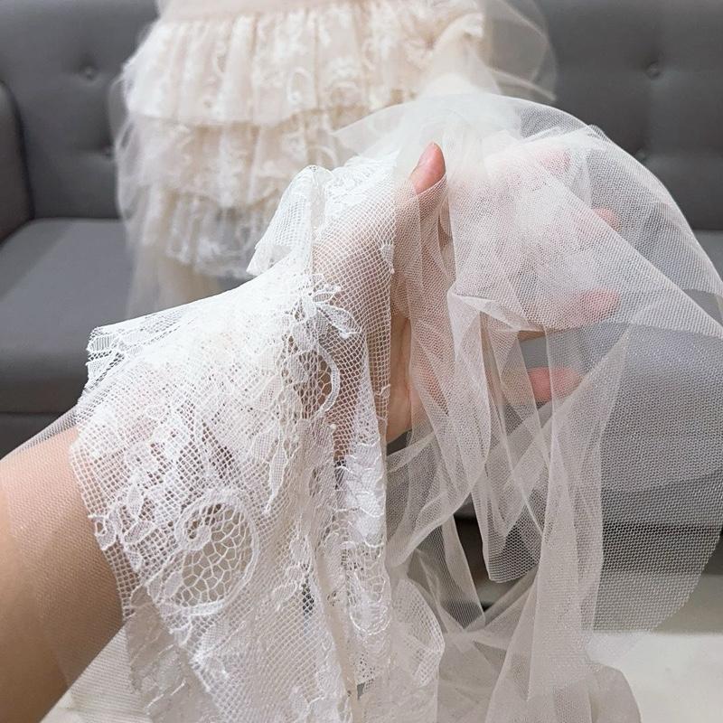 Váy croset trễ vai phối váy tua rua thả tà chanh sả ( kèm ảnh thật ) 6