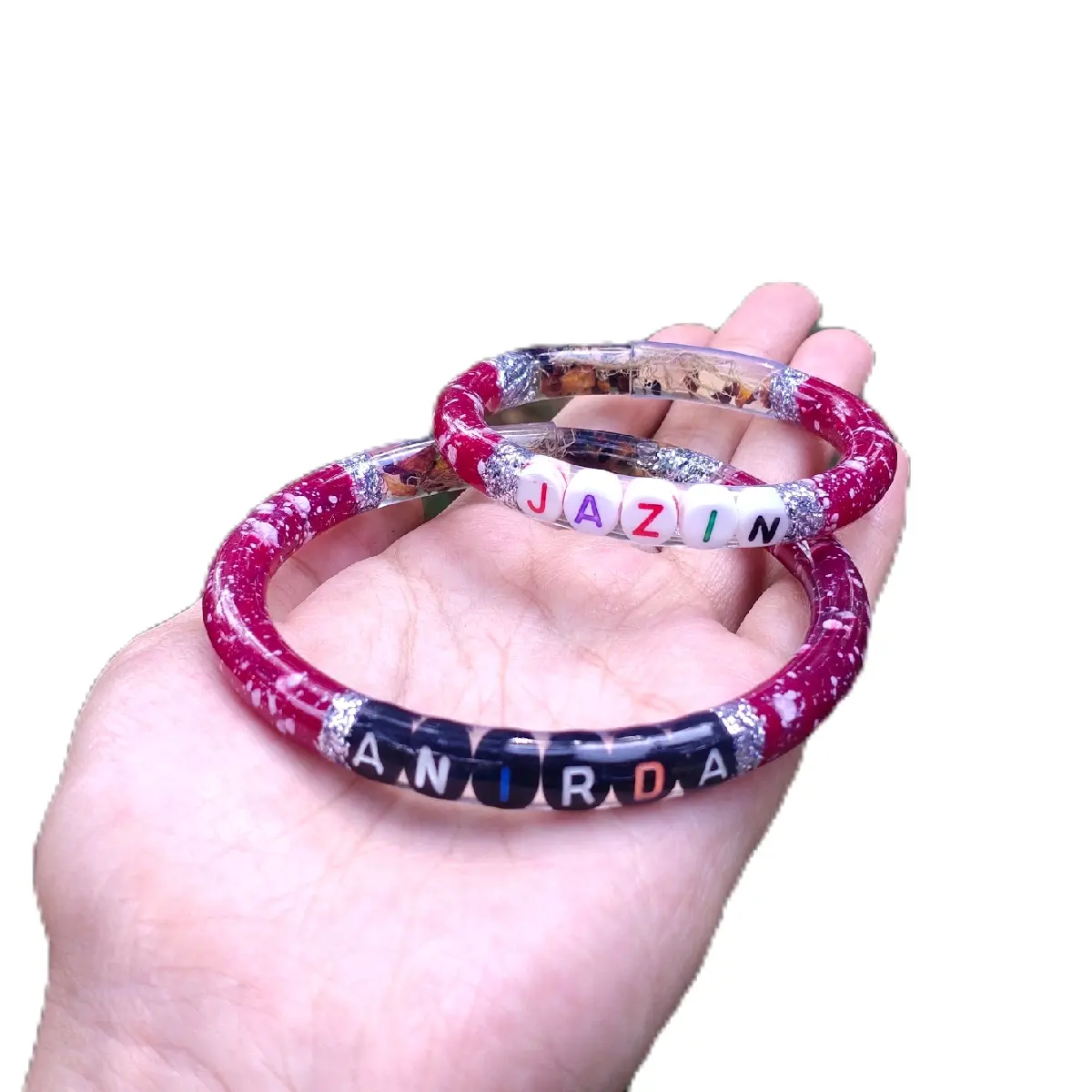 gelang sawan +gelang dingobengle +gelang nama +gelang sambetan +bayi+anak+dewasa Hitam