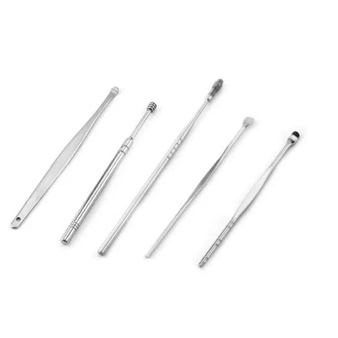 korek kuping Alat Pembersih kotoran telinga ear wax 5 in 1 5