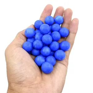 50 pcs Kelereng Blue Stripe Standard Mainan Jadul 90an Gundu Guli