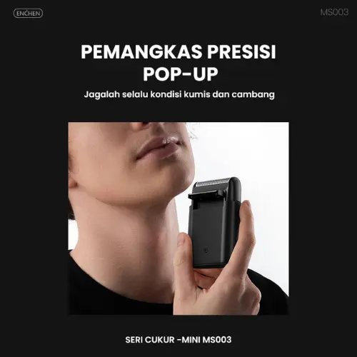 Coco Living x ENCHEN MS003 Alat Cukur Kumis Jenggot Portable Slim Alat Cukur Elektrik 4