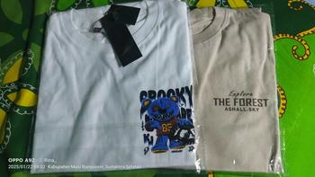 Product Review of Ashall.sky Kaos Premium Pria Tshirt Distro Motif CREAM FOREST Pakaian Pria / Koas Distro Premium from R**_ 0
