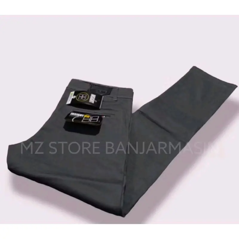 Celana Chino Panjang Slimfit Pria Hitam Abu Moca Cream Bahan Lentur Enak Dipakai Jalan Formal dll Santai Dewasa Distro 3