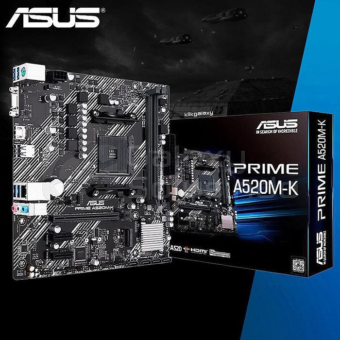 Gambar ASUS PRIME A520M-K - AMD A520 DDR4 AM4 Motherboard dari Gasol Maspion Square Surabaya Kota Surabaya Tokopedia
