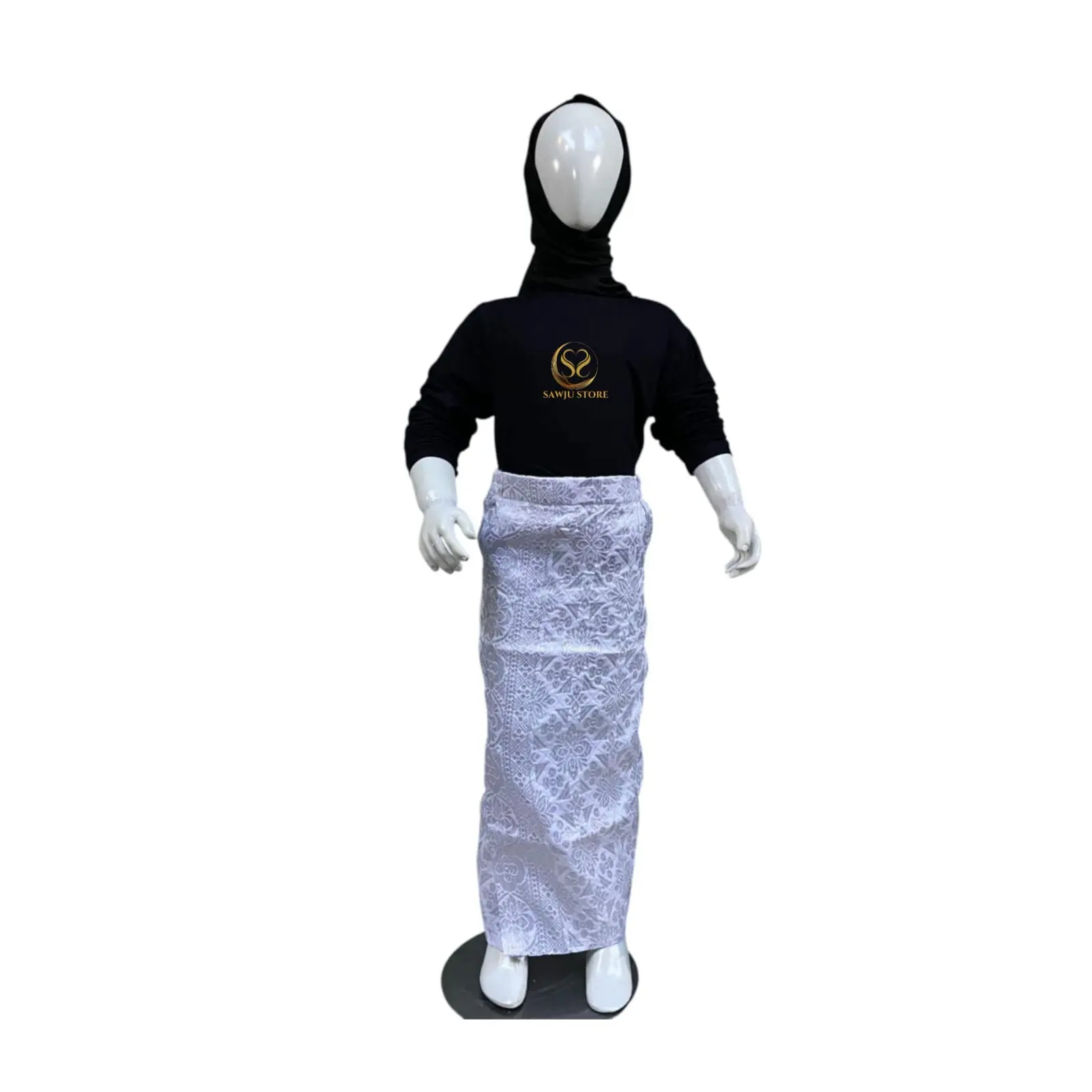 Rok Span Songket Kebaya Anak Perempuan Untuk Usia 3-12 Tahun