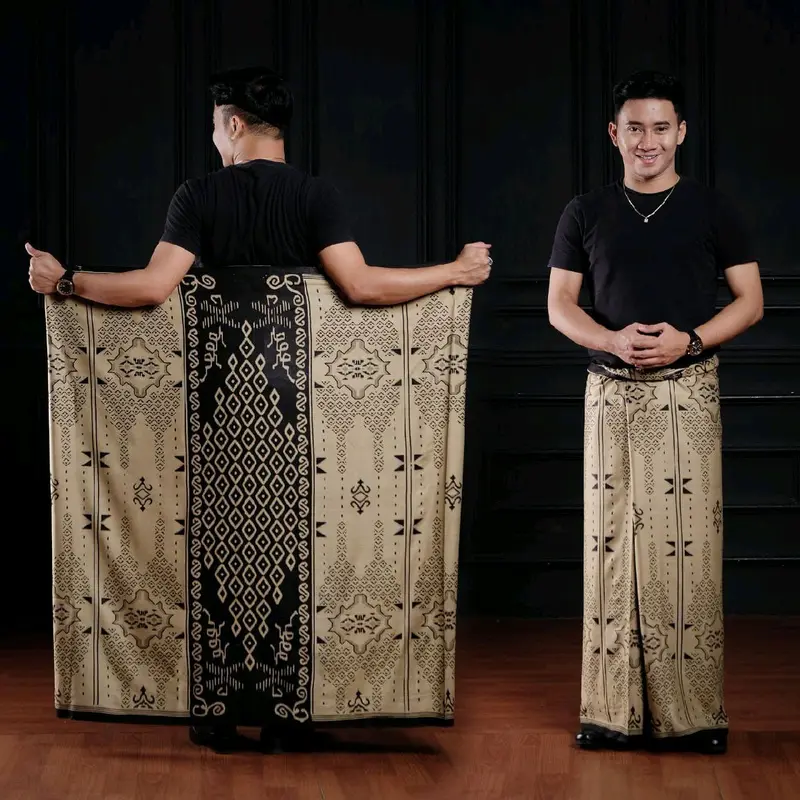 Sarung Dewasa Halus Motif Terbaru Bukan Wadimor Katun Nyaman Pria Semua musim Transparent 2