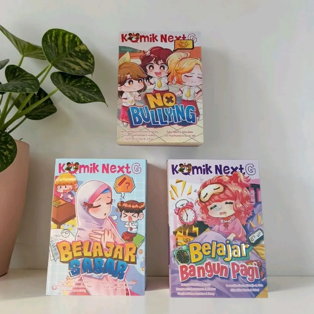 (RECOMMENDED) PAKET 3 BUKU KOMIK CERITA ANAK / KOMIK NEXT G / KOMIK KKPK / KOMIK PENGETAHUAN / NO BULLYING / BELAJAR SABAR / BELAJAR BANGUN PAGI / BESTSELLER / ORIGINAL