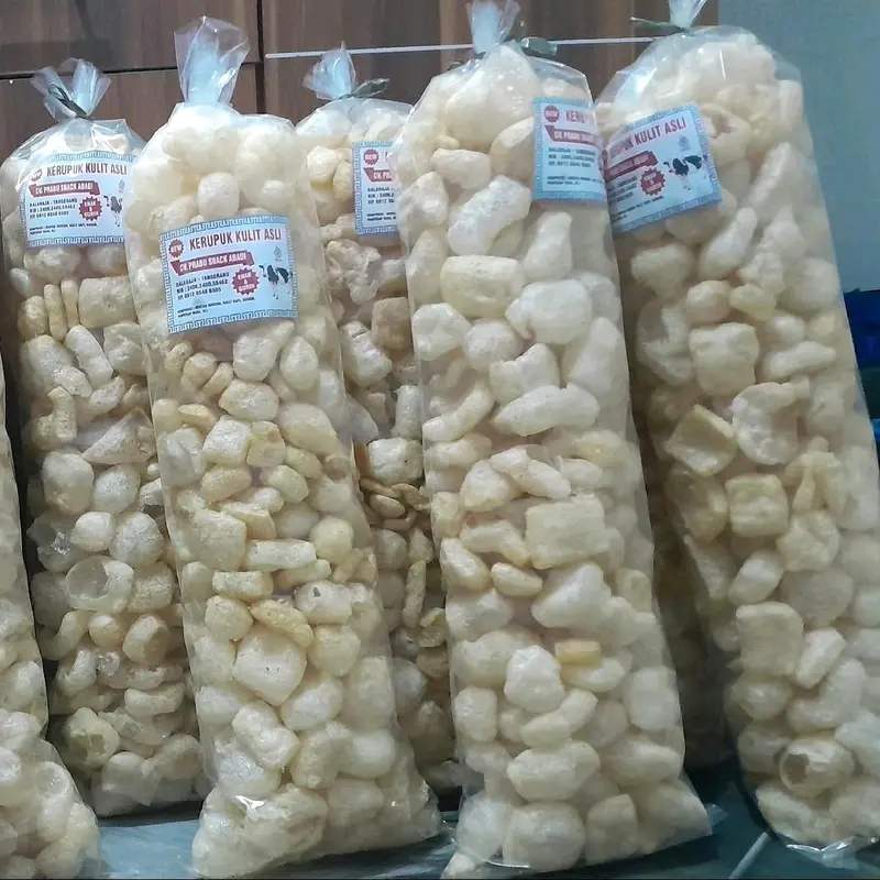 Rambak Kulit Sapi 1ball ±250gr / Kerupuk Kulit Sapi 1ball sebesar Bantal Murah!! 0