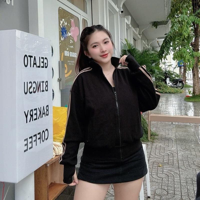 Áo KHOÁC CỔ TRỤ THUN GÂN (MKN CLOTHING) Women Top