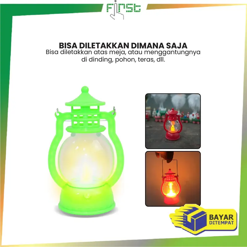 [COD] FH C1046 Lentera Lampu LED Dekorasi Minimalis Kekinian 4
