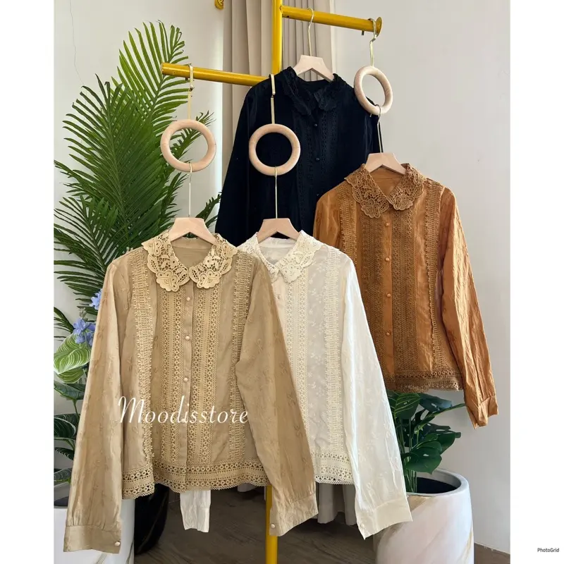 Moodis - Kyeopta Emroidery Top Kemeja Bordir Brukat 3