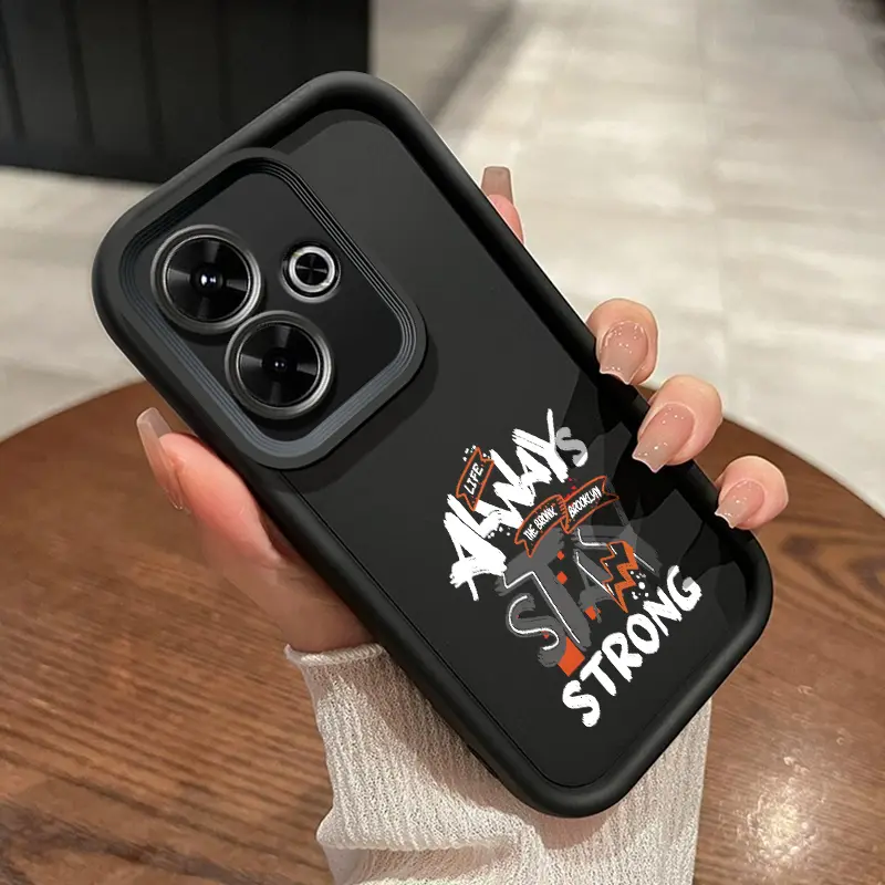 Casing Hp Untuk Xiaomi Redmi 13 4G 13 5G 13C Note 13R 5G Poco M6 4G POCO C65 Case HP Surat-surat trendi Kesing softcase lunak pola ponsel Silicone kasing Casing