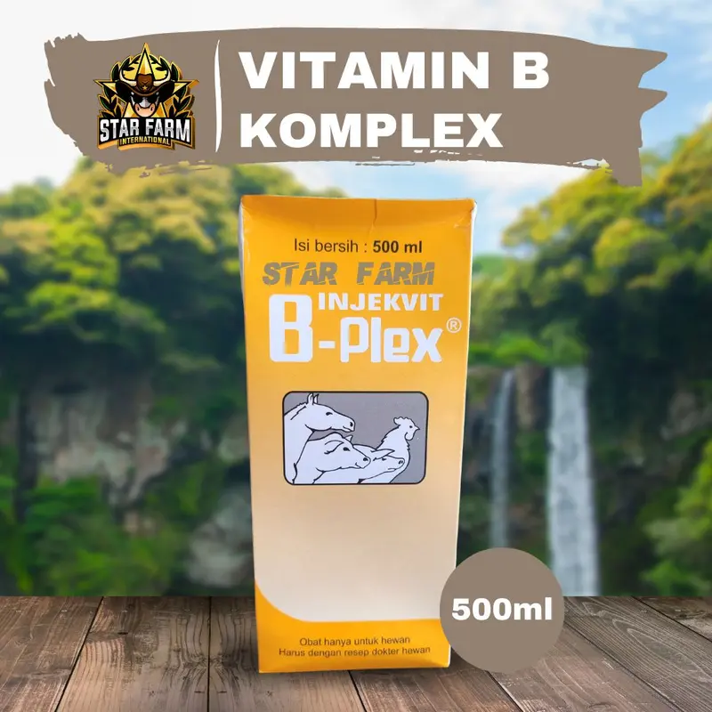 Injekvit B Plex - Vitamin B Kompleks Pada Hewan - star farm 2
