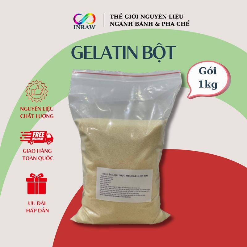 Bột Gelatin làm bánh xuất xứ Pháp (Gói 1kg)