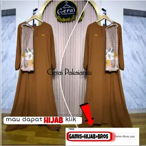 ELSIRA DRESS (GAMIS SAJA ATAU SET HIJAB) ELSIRA DRESS (GAMIS SAJA ATAU SET HIJAB)