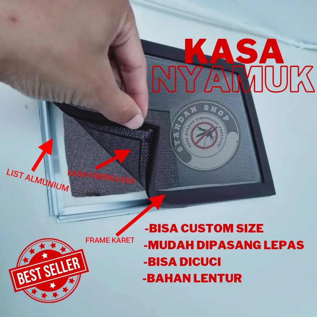 kasa nyamuk ventilasi | custom ukuran | anti nyamuk | ventilasi | hiasan rumah | dekorasi rumah penutup