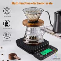 Gambar DH-E50 Timbangan Kopi Digital Timbangan Kopi Tetes Pengisi Daya Tipe-C Pengatur Waktu 5KG / 0.1g Akurasi Tinggi - DH-E50-Brown-5kg-0.01g dari Mawar Best Shopping Kab. Tangerang 1 Tokopedia