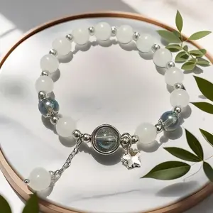 gelang batu mata kucing desain niche gelang keberuntungan hadiah sahabat [BC]