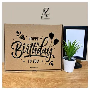 Kotak kado Sablon Birthday || Special for you Ukuran 20x25x5cm kotak kado premium, box die cut pembungkus kado, box murah kardus