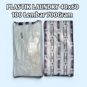 Plastik Loundry 40x60 100 Lembar Berat 700 Gram - Plastik Laundry - Plastik Laundri