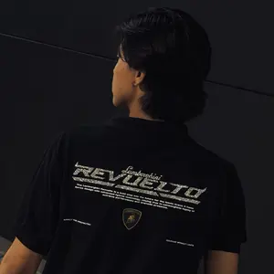 ZENETH POLO SHIRT REVUELTO MEWAH GLITTER ZIPPER 100% COTTON FASHION STYLISH NYAMAN UKURAN M L XL