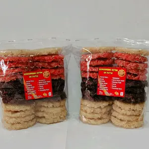 (satu kilo)/ 1000gr Rengginang Ketan Super MIX 3 RASA/rengginang mentah siap goreng/ Makanan tradisional enak  Asin dan gurih. Food  Snack Cemilan