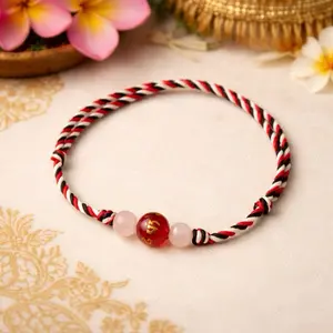 Gelang Tridatu Asli Rose Energi Cinta Kasih dan Pembuka Aura Keberuntungan Jodoh Asli Handmade