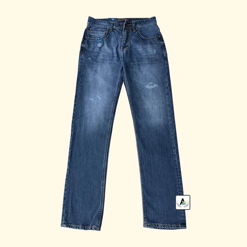 Celana Denim Pria Panjang Sobek Arguweso Casual Retro Jeans 2