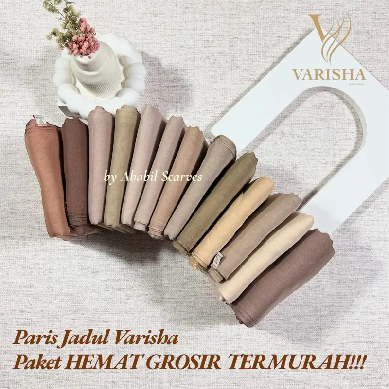 Ababil Scarves~Hijab Segi Empat Paris Jadul Varisha PAKET HEMAT GROSIR TERMURAH!!! Ababil Scarves~Hijab Segi Empat Paris Jadul Varisha PAKET HEMAT GROSIR TERMURAH!!!