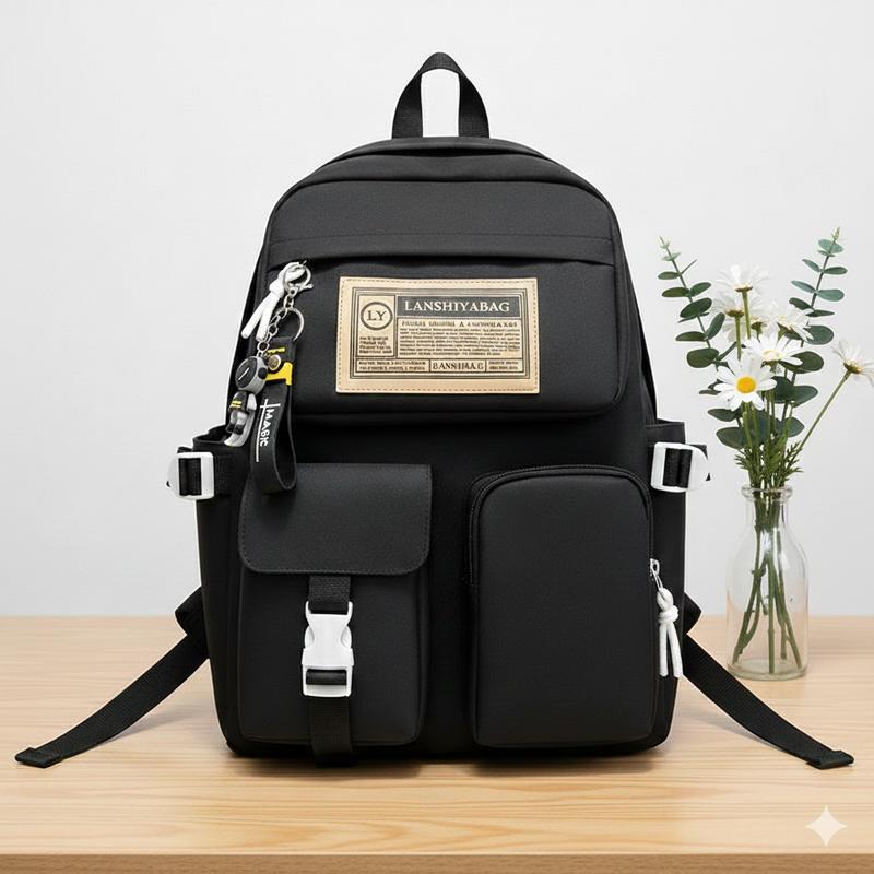 balo đi hoc học sinh chất pvc chống thấm nước unisex đi học đi chơi thời trang đựng vừa tập, sách vở a4 laptop