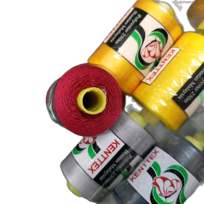 (10unit)benag jahit baju/benang cotton 1000mts mix colour - TikTok Shop ...