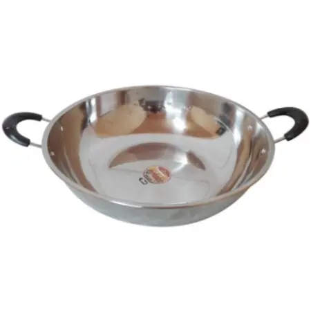 Wajan Cekung Stainless Steel Jumbo 36 Cm / penggorengan anti lengket serbaguna