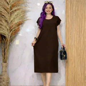 Daster Midi Polos Spandek Jersey Premium Melar Nyaman Tidur Lebar Dada 110 cm Panjang 100 cm Bahan Adem Cocok untuk Aktivitas Santai Daster Midi Polos Spandek Jersey Premium Melar Nyaman Tidur Lebar Dada 110 cm Panjang 100 cm Bahan Adem Cocok untuk Aktivitas Santai