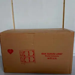 [COD/24H]Lemari Plastik Lipat 50/60/80CM 2-6 Susun Rak Penyimpanan Serbaguna Beroda untuk Kamar Dapur & Laundry Material PP Ringan Kuat Mudah Dibersihkan