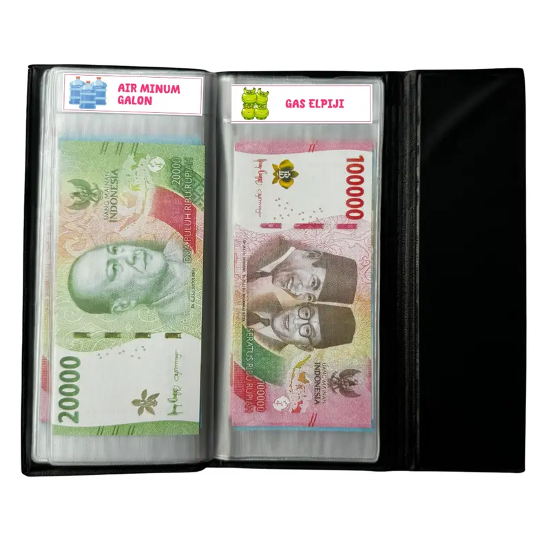 Stiker Dompet Budgeting Kebutuhan Single Dompet Organizer Paper - 36 Tulisan, Bahan Chromo A4 - Stationery 2