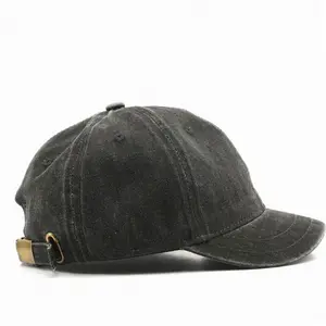 PLUMID - Topi motif jeans import topi baseball import unisex 124 - black | Hot Item