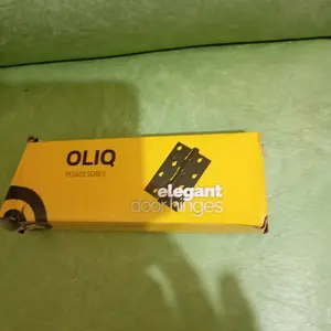 Engsel Baja Tebal Murah (2 Pcs) - Hitam/Silver - Pemasangan Mudah - Kualitas Tinggi - Tahan Lama - Cocok untuk Pintu Kayu & Aluminium