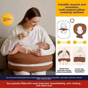 Bantal Hamil dan Menyusui 6in1 Multifungsi Bantal Ibu Hamil Bantal Tummy Time Bantal Bayi