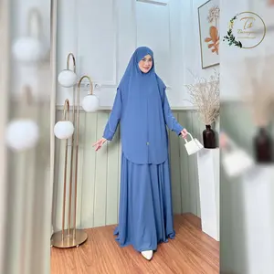 Tsurayaa Salwa Liyana Set Syar'i - Gamis Ceruty Babydoll - Baju Wanita Dewasa - Fashion Muslim