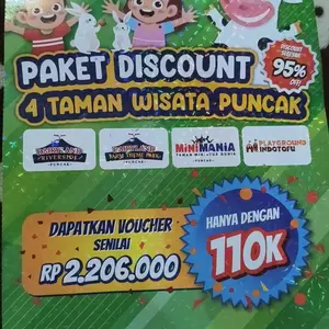 Cimory Dairyland Brosur Majalah Fisik Wisata 4 Taman Wisata Puncak (Hijau) - Hemat 95%!