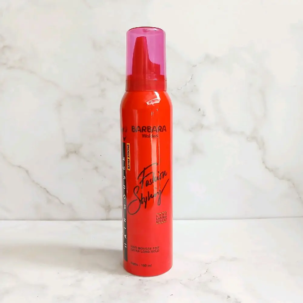 BARBARA WALDEN FOAM FASHION STYLYING HAIR MOUSSE 180 ML BPOM
