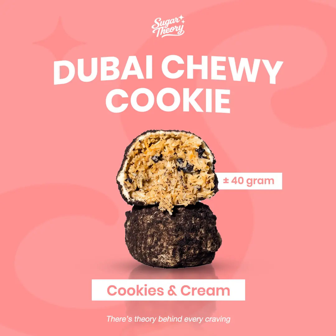 Sugar Theory - DUBAI CHEWY FILLING COOKIES AND CREAM  [SATUAN]
