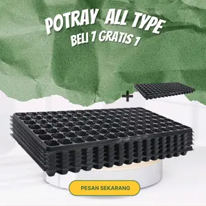 Tray Semai [beli 7 gratis 1] alatsemai lubang200,105,72,50,128,162,32  tanaman (PET)