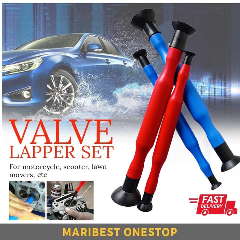 2PCS Double Ended Valve Lapping Stick Valve Grinding with Suction ...